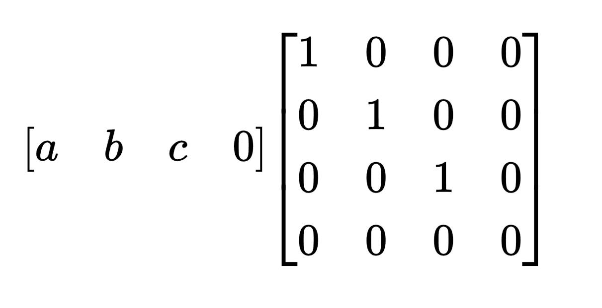 矩阵乘法描述向量